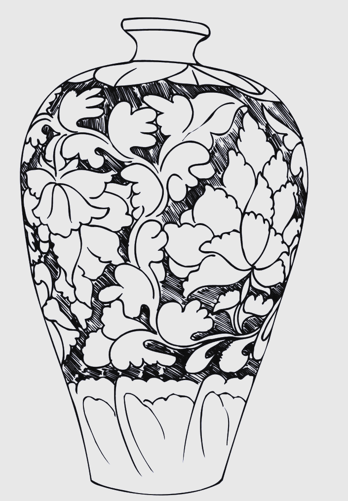 这些图案不仅为瓷器增添了独特的艺术魅力,更蕴含着深厚的文化寓意