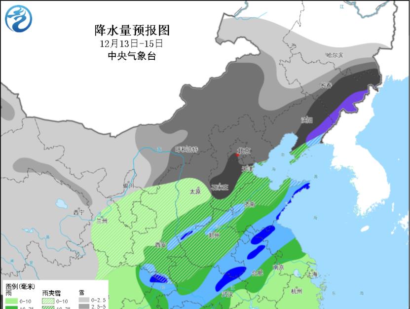 十三号暴雪袭来 强冷空气南下