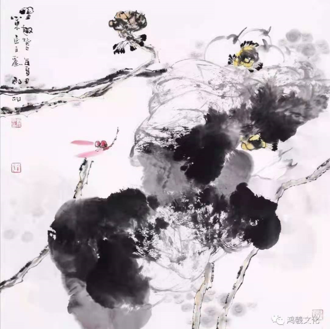 以水墨礼赞荷花——记著名书画家刘殿卿