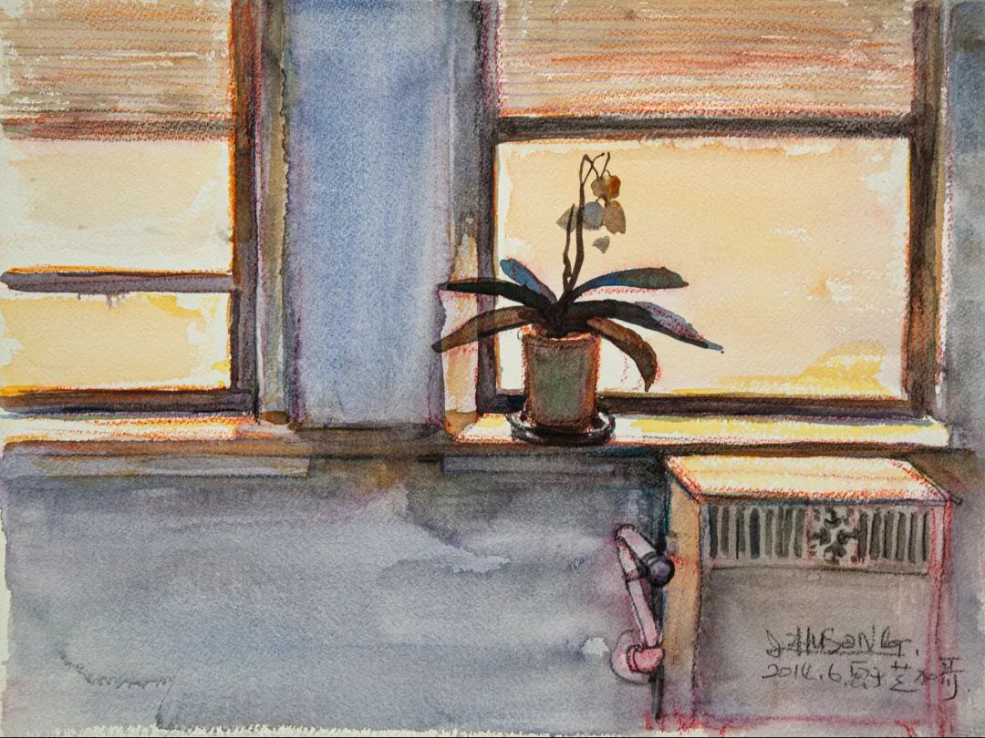 姜竹松绘画作品展亮相园区城市艺术客厅