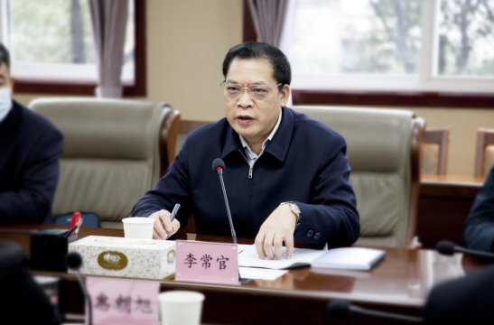 广西壮族自治区投资促进局局长李常官一行到我局考察交流