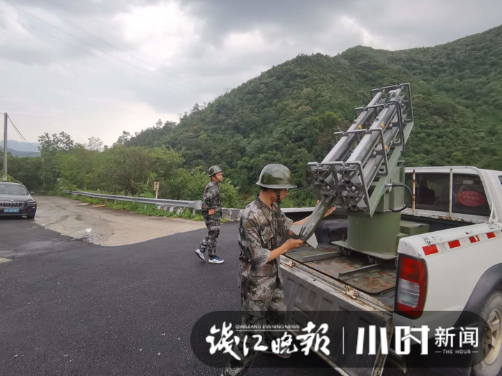 人工增雨成功!建德发射八枚增雨防雹火箭弹,十分钟后下起了大雨