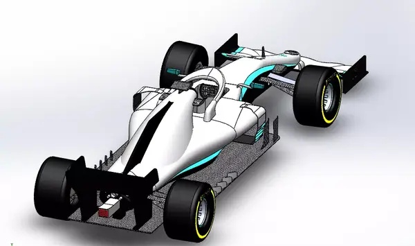 formula 1 f1方程式赛车简易模型3d图纸