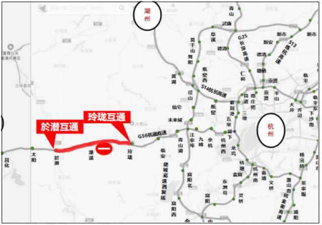 十天高速 路线图图片