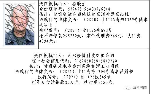 漳县犯罪人员名单图片