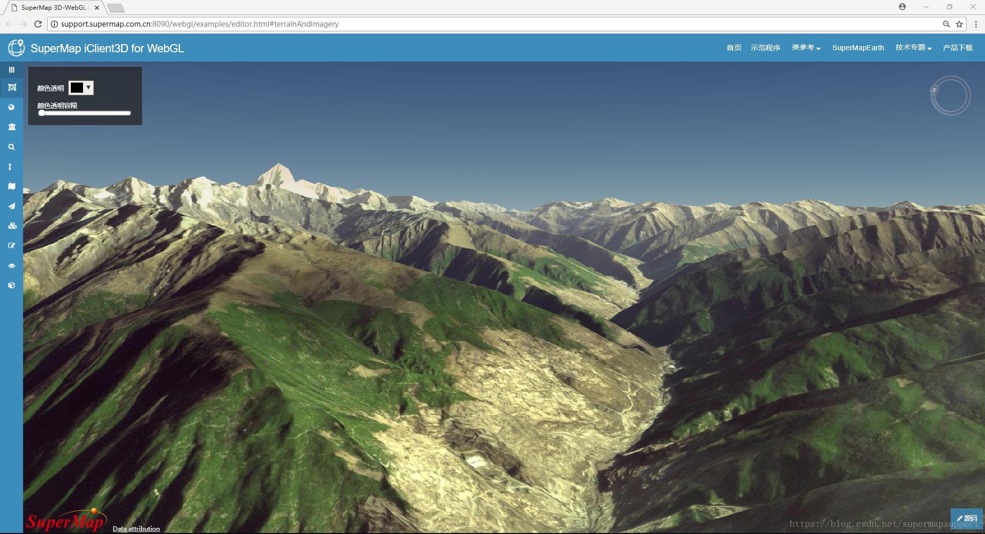 supermap iclient3d for webgl 实用锦囊之数据加载与显示