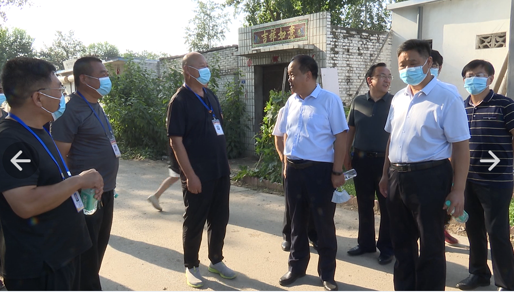 县长武利芳到南托村督导调研京赞线拓宽项目及人居环境整治工作