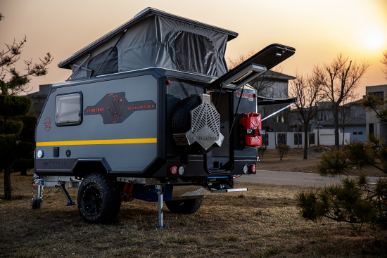 3.17郑州房车展,康派斯cs16越野拖挂房车精彩来袭