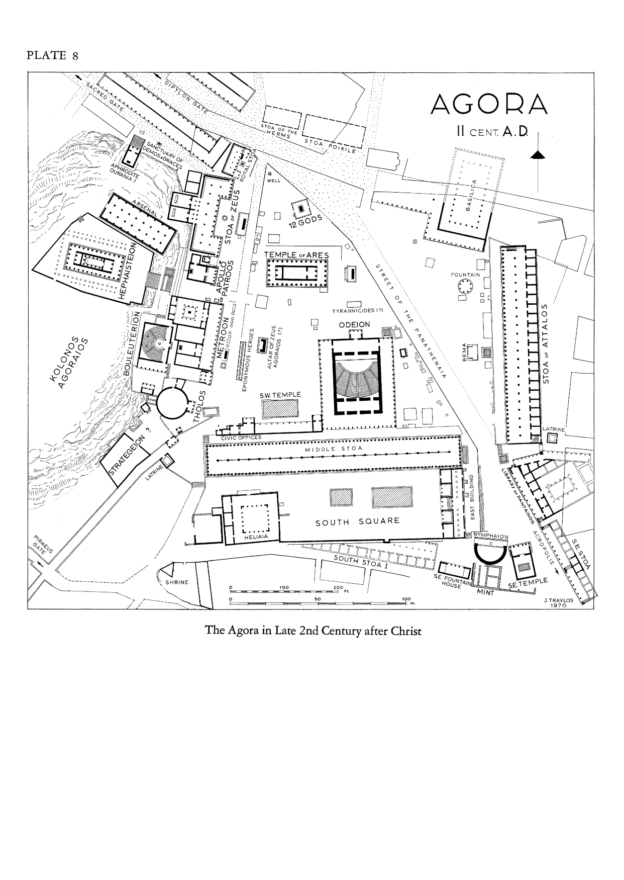 雅典集市:古罗马早期地区分布和研究证明