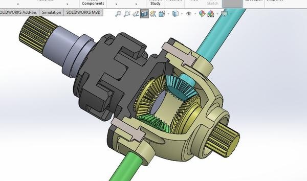 solidworks差速器画法图片