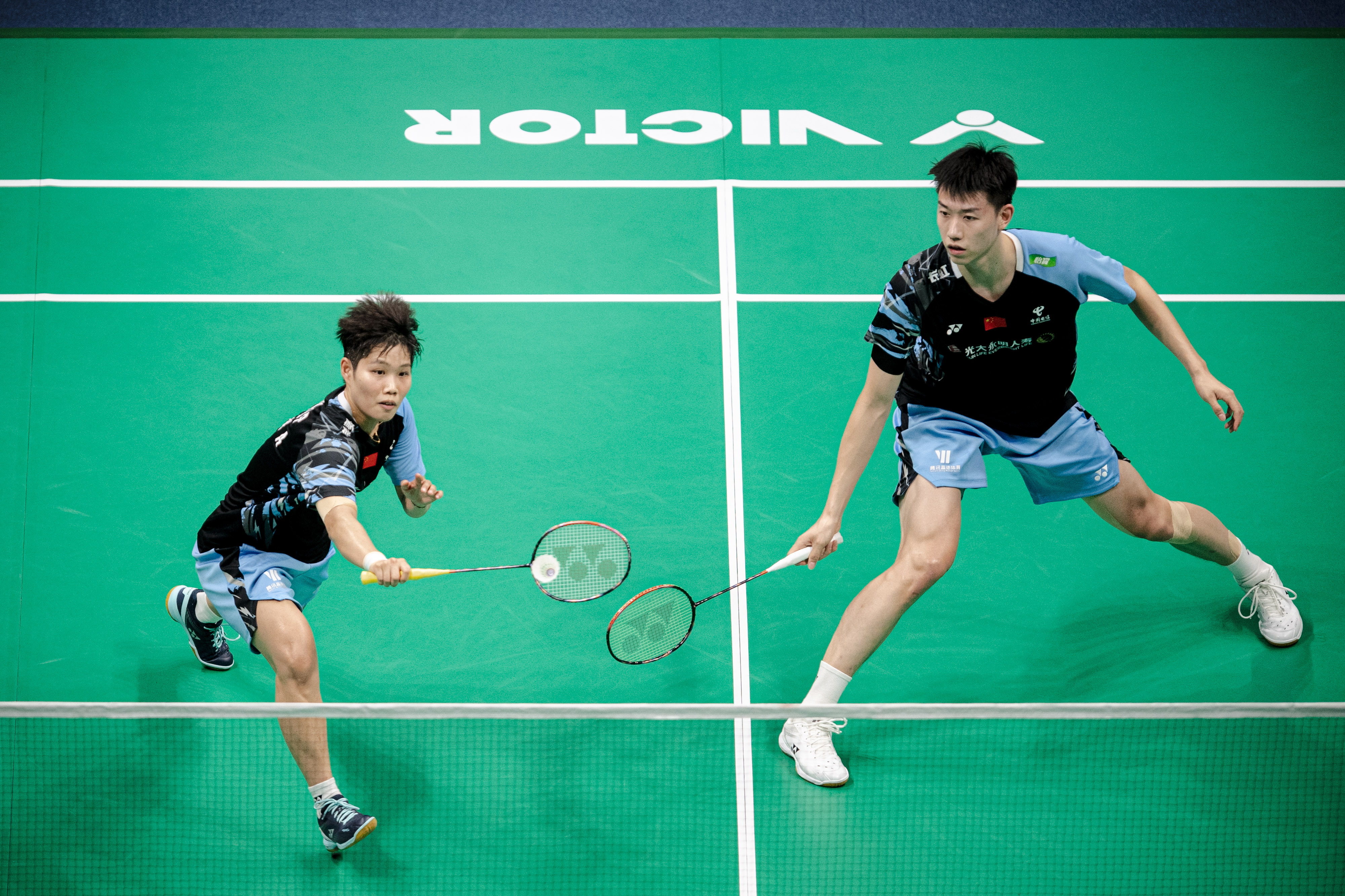 (体育)羽毛球——亚锦赛:冯彦哲/黄东萍晋级混双决赛