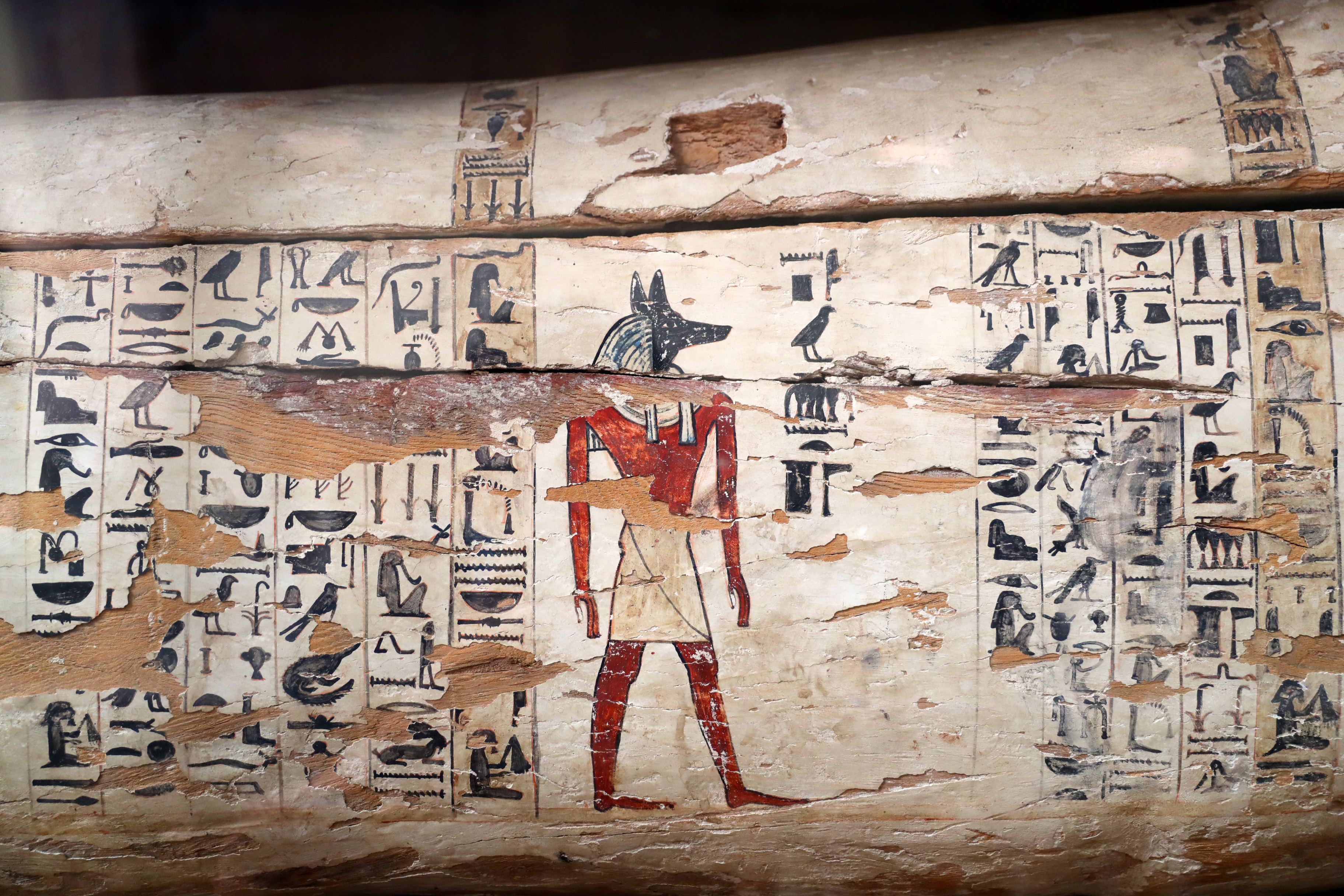 在埃及博物馆寻找"阿努比斯"