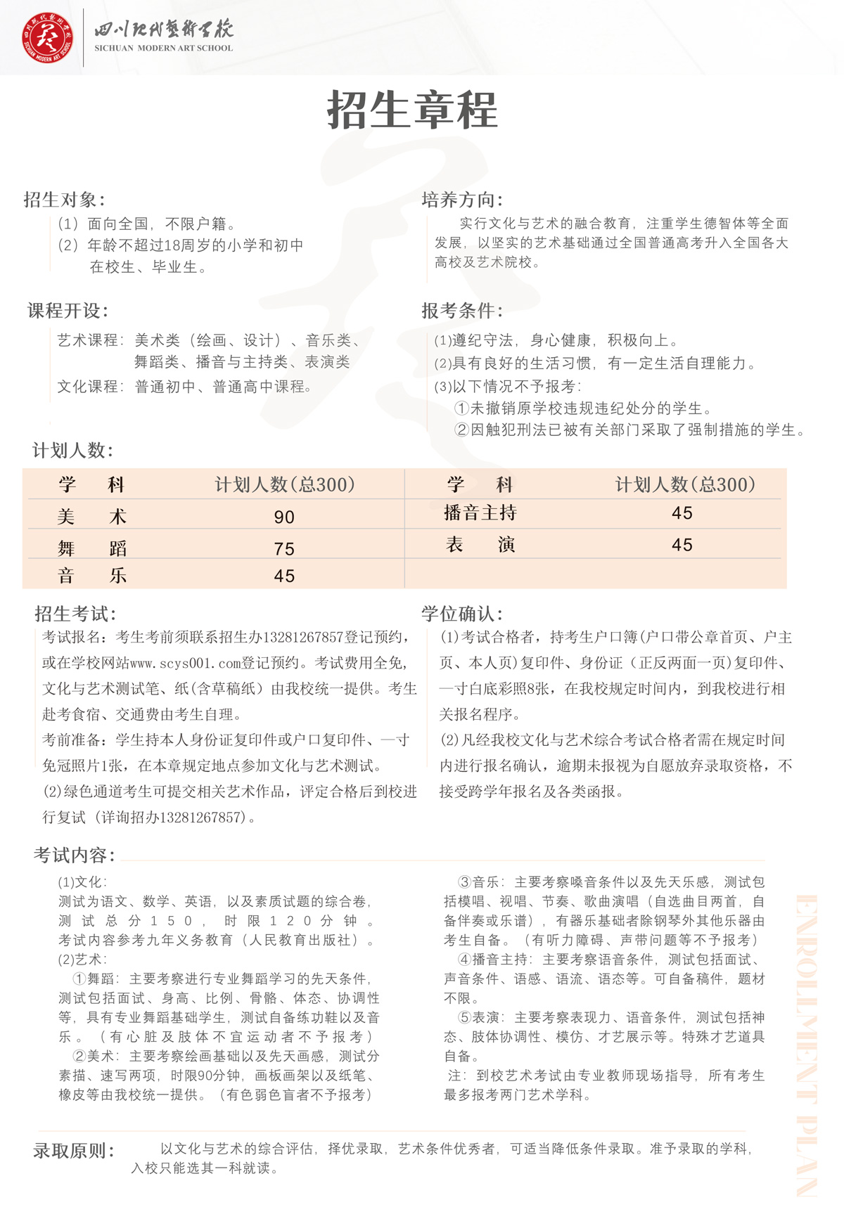 四川現代藝術學校2023招生簡章|錄取分數線