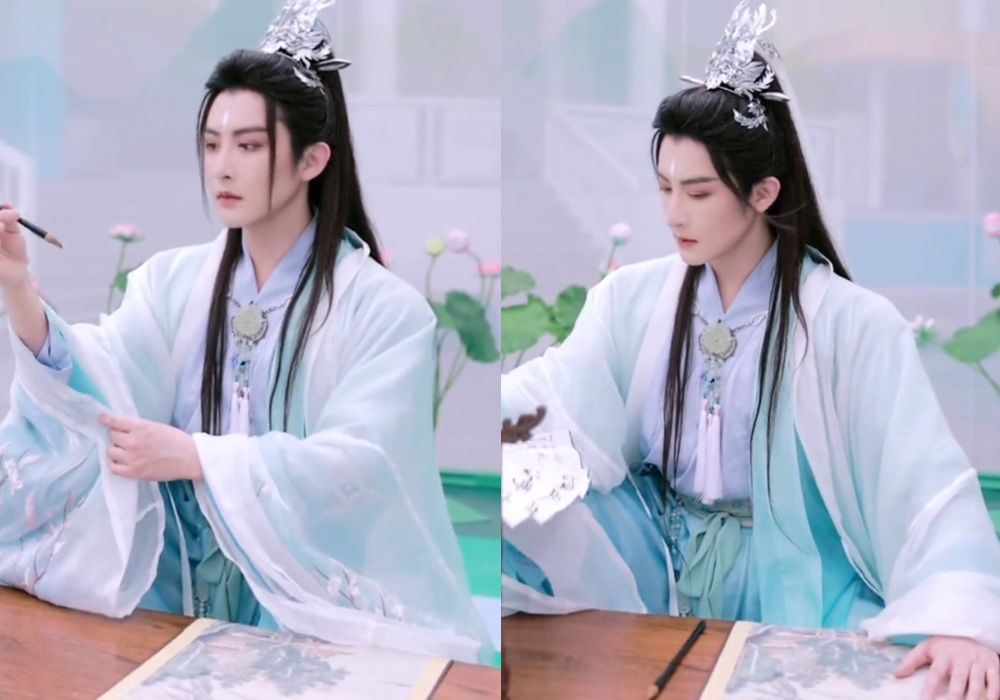 成都敦煌飞天活动的帅哥,小梦仙气飘飘,男菩萨又白又壮!