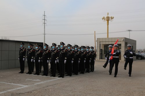 开原市公安局隆重举行升警旗宣誓仪式