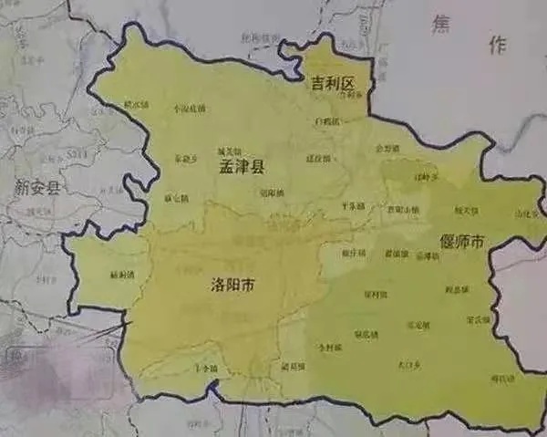 偃师地图高清版大图图片