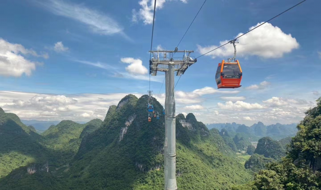 阳朔如意峰索道游玩图片