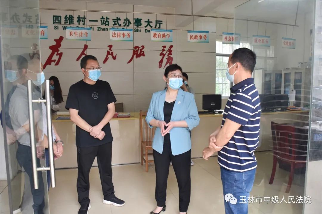 胡海兰深入博白县督查疫情防控工作,调研经济运行情况