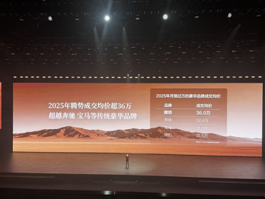 超越奔驰、宝马等传统豪华品牌！腾势2025年成交均价超36万元
