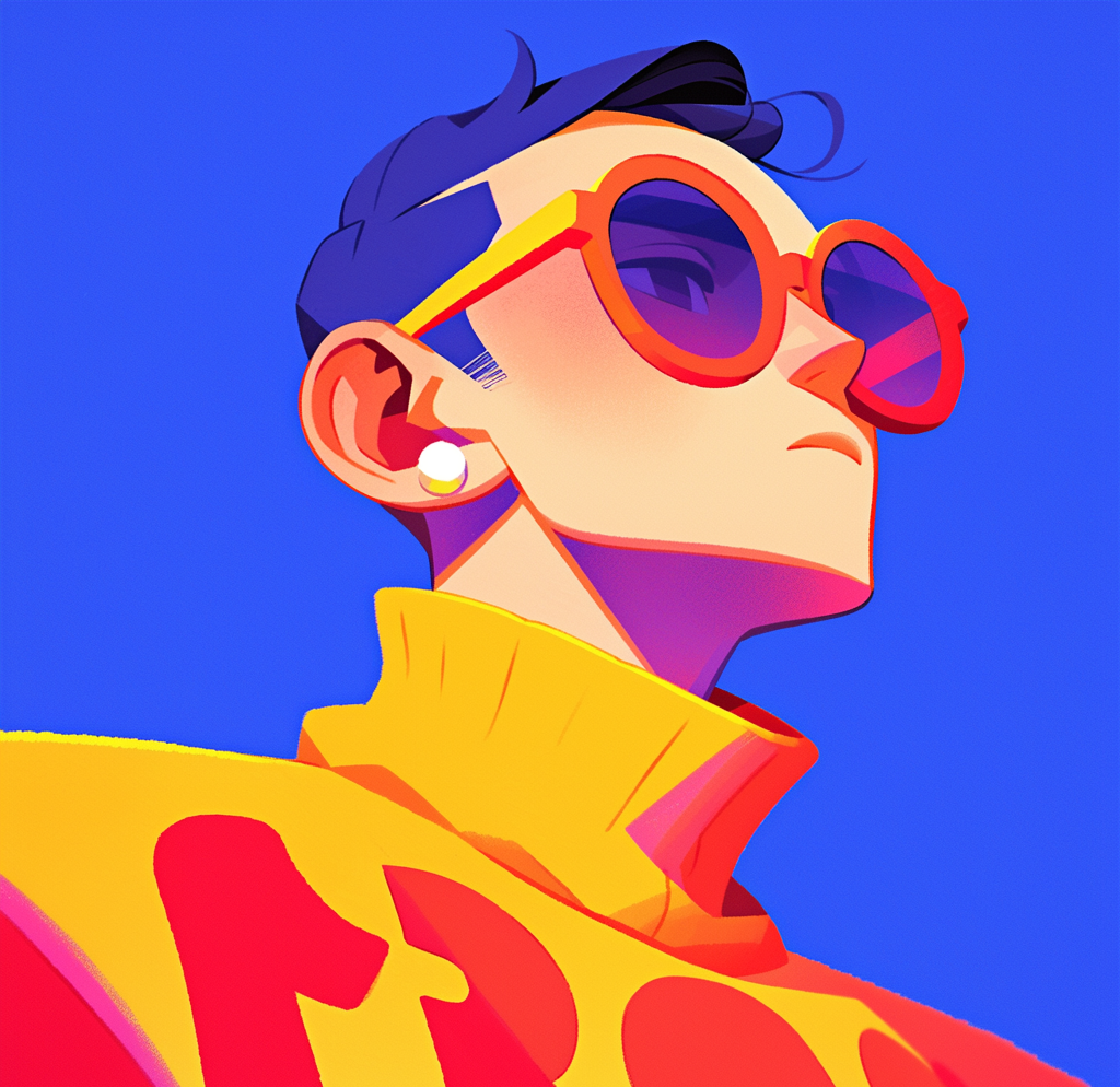 高级简约蓝色系wechat头像精选