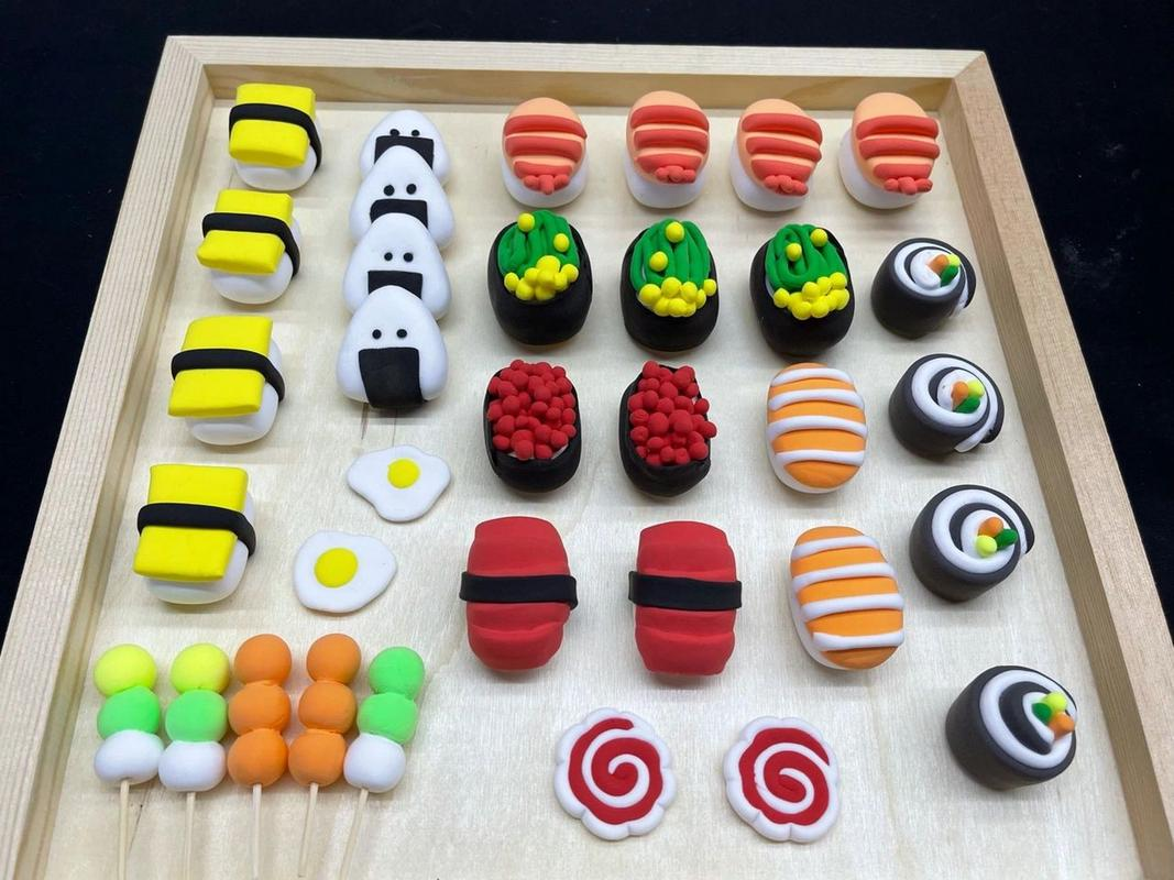 超轻粘土寿司:探索日本文化与创意手工的无限可能