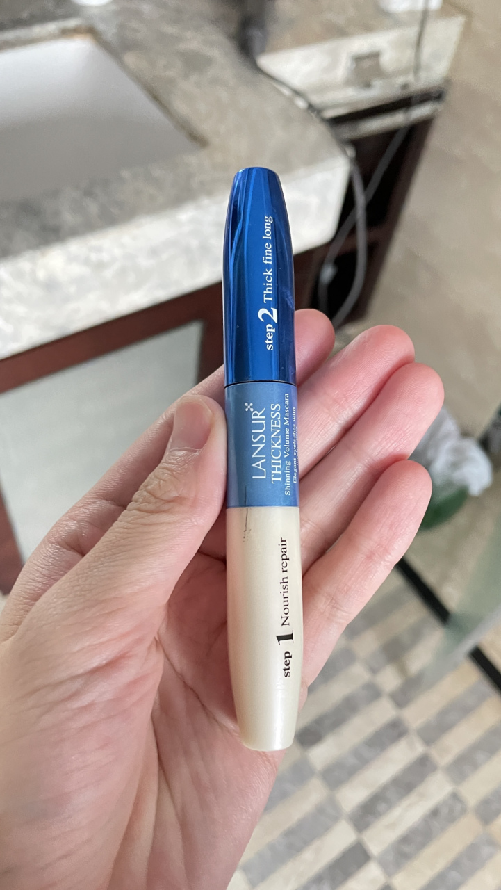 兰瑟睫毛膏纤长浓密卷翘根根分明防水女双头滋养官方旗舰店正品    此