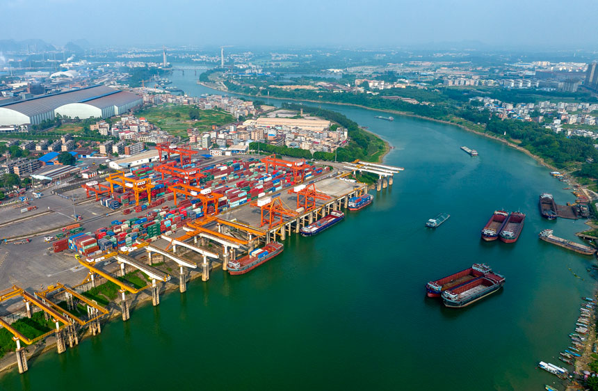 广西贵港码头获评全国三星级"绿色港口"