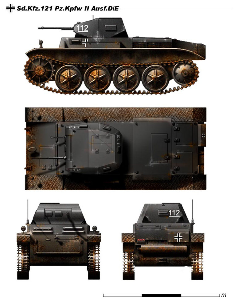 二战坦克图集——德国2号坦克及变形车