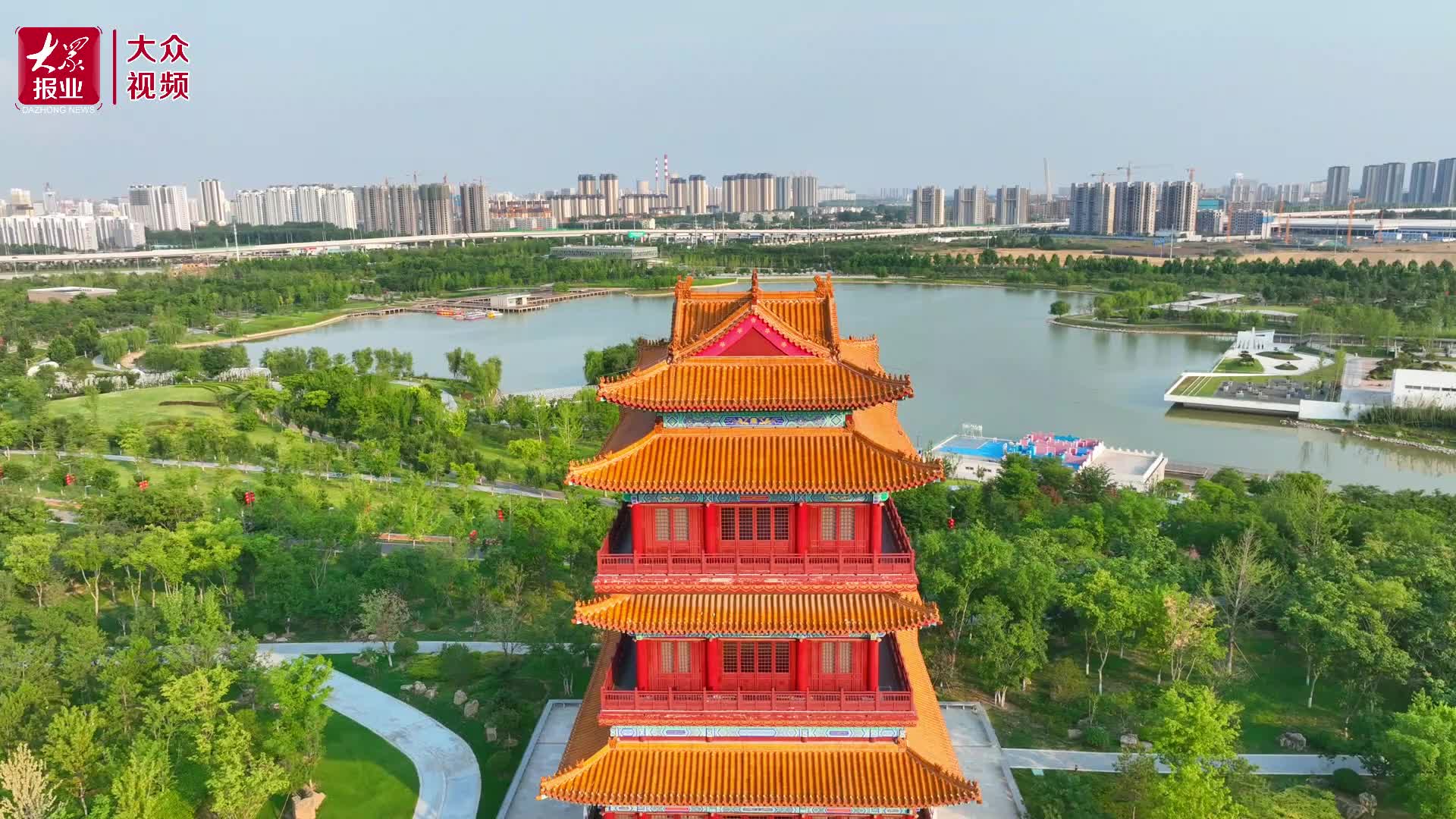 视频|济宁凤凰台植物公园"凤凰"飞