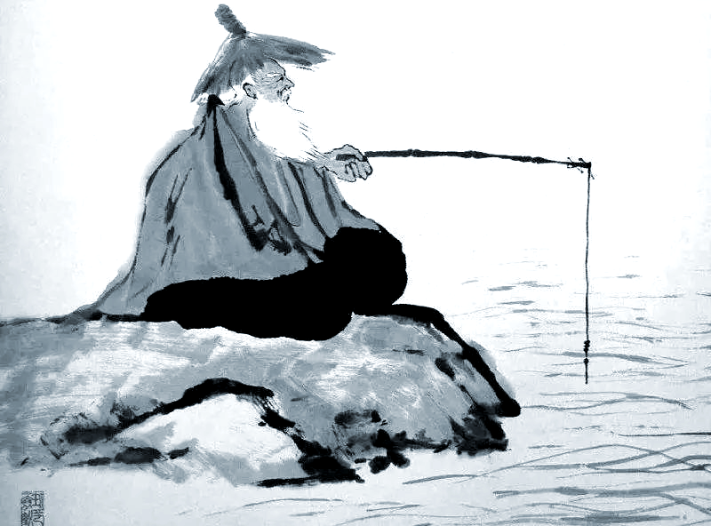 古代钓鱼典故大揭秘,姜太公到庄子的独特钓法
