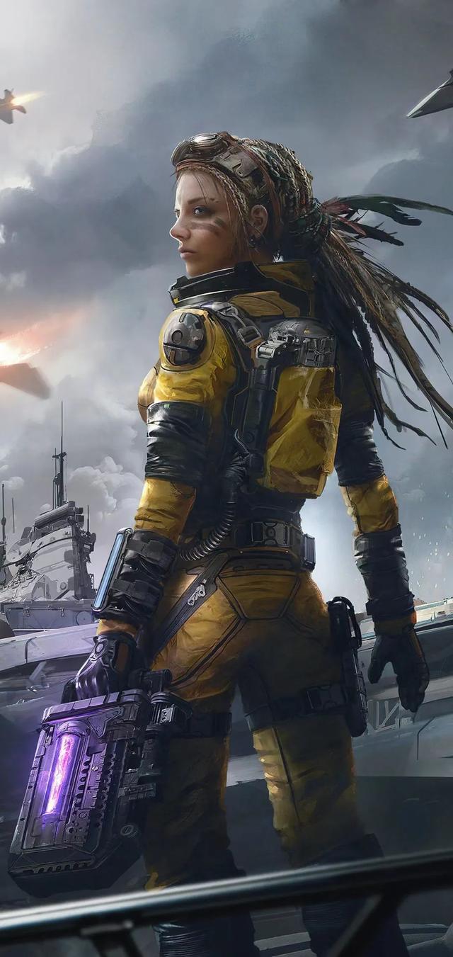 手机壁纸|cg建模美女