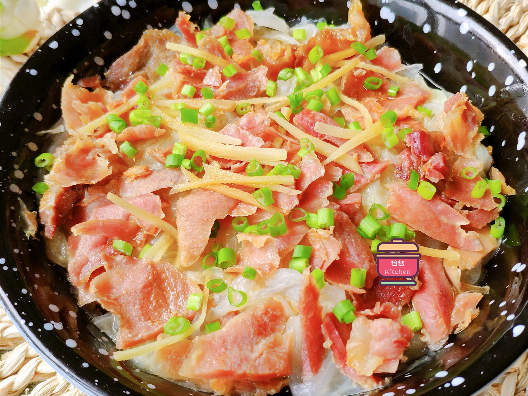 【火腿蒸白菜】的具体制作方法