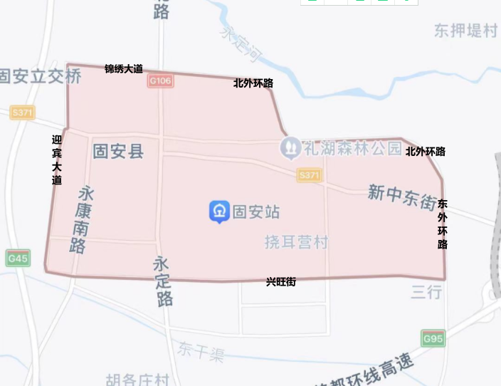 廊坊市限行区域 图解图片