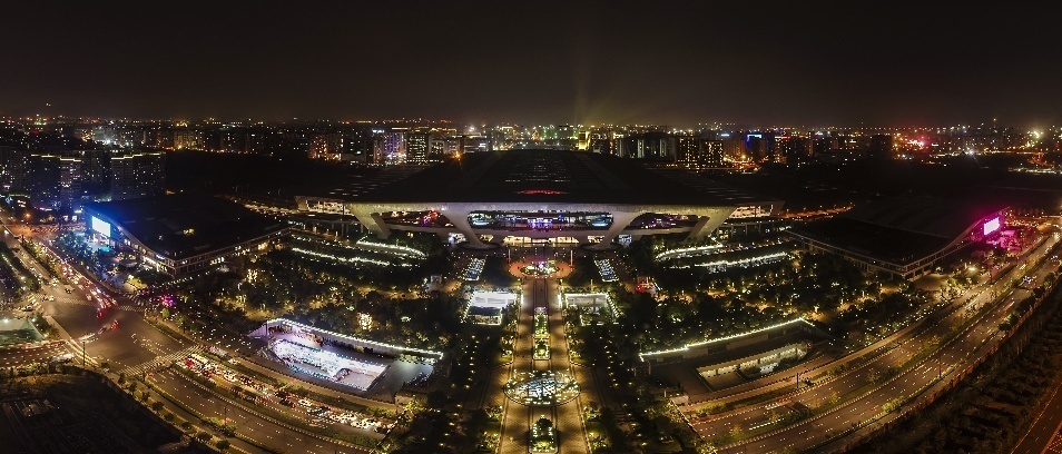 杭州火车站照片夜景图片