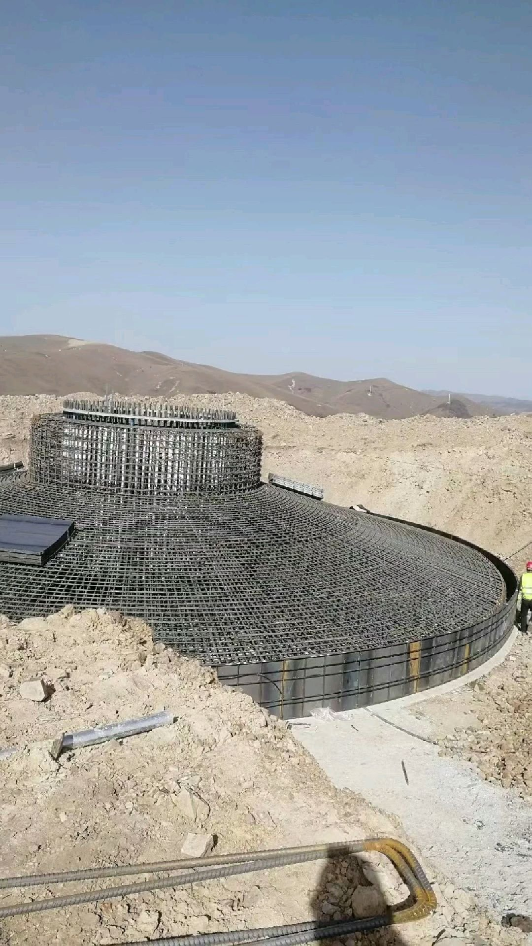 风机基础钢模板施工