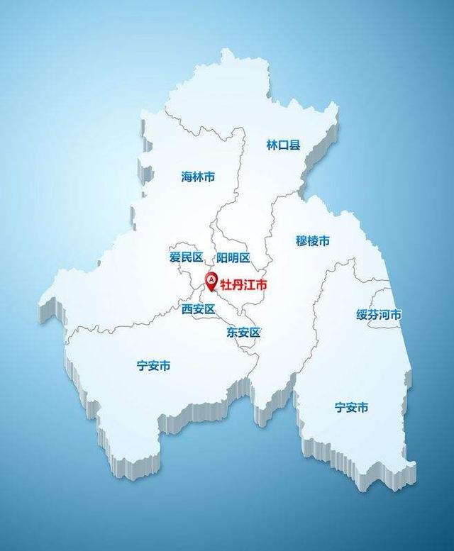 牡丹江地图全图可放大图片