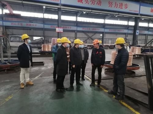 廖良生深入春节期间连续生产企业走访慰问