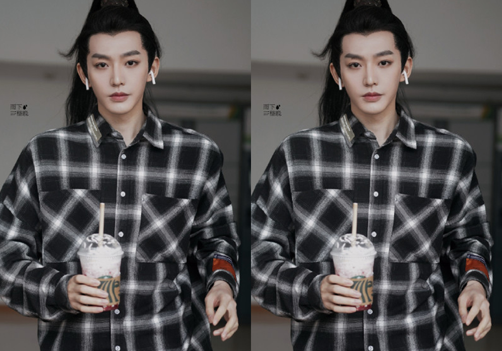 《长月烬明》邓为最新营业图,优雅的白衣贵公子,现代装也这么帅