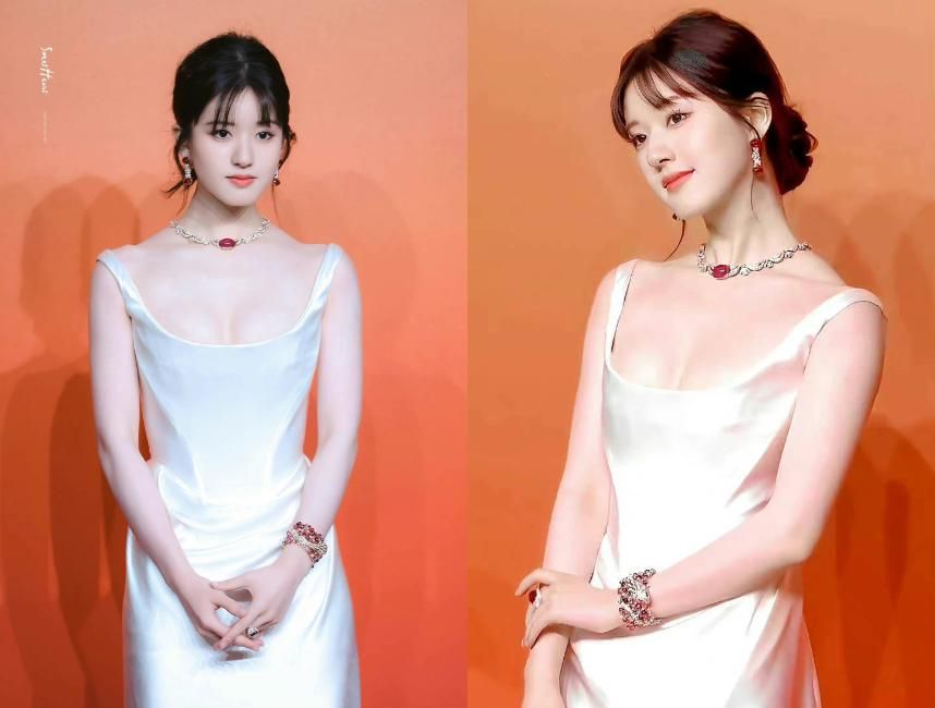 赵露思「超仙丝质礼服」出席时尚活动!无预警撞衫lisa