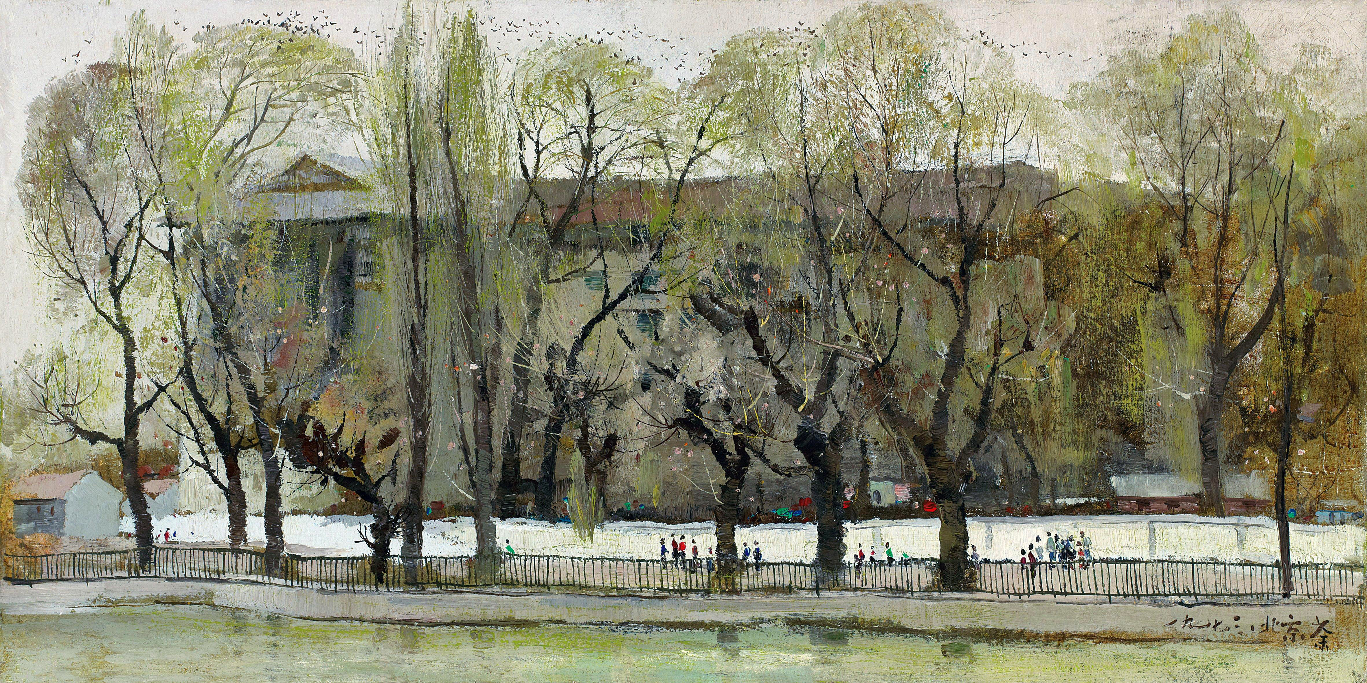 中国美术大师,吴冠中油画作品鉴赏