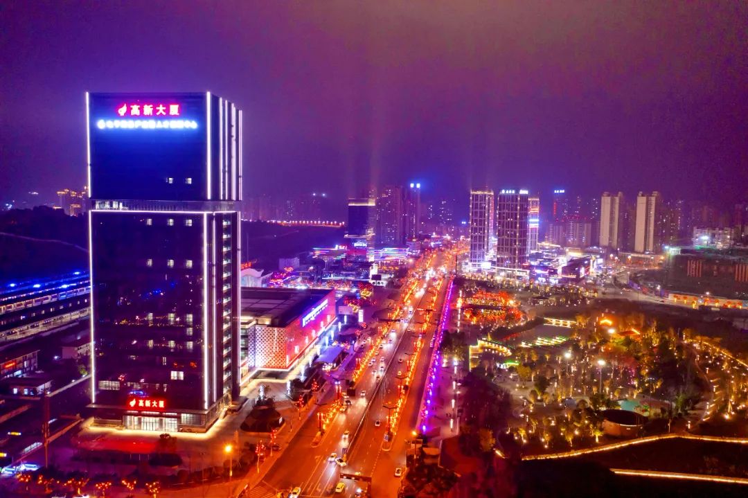 网友惊呼天上看内江高新区你怎么能这样美