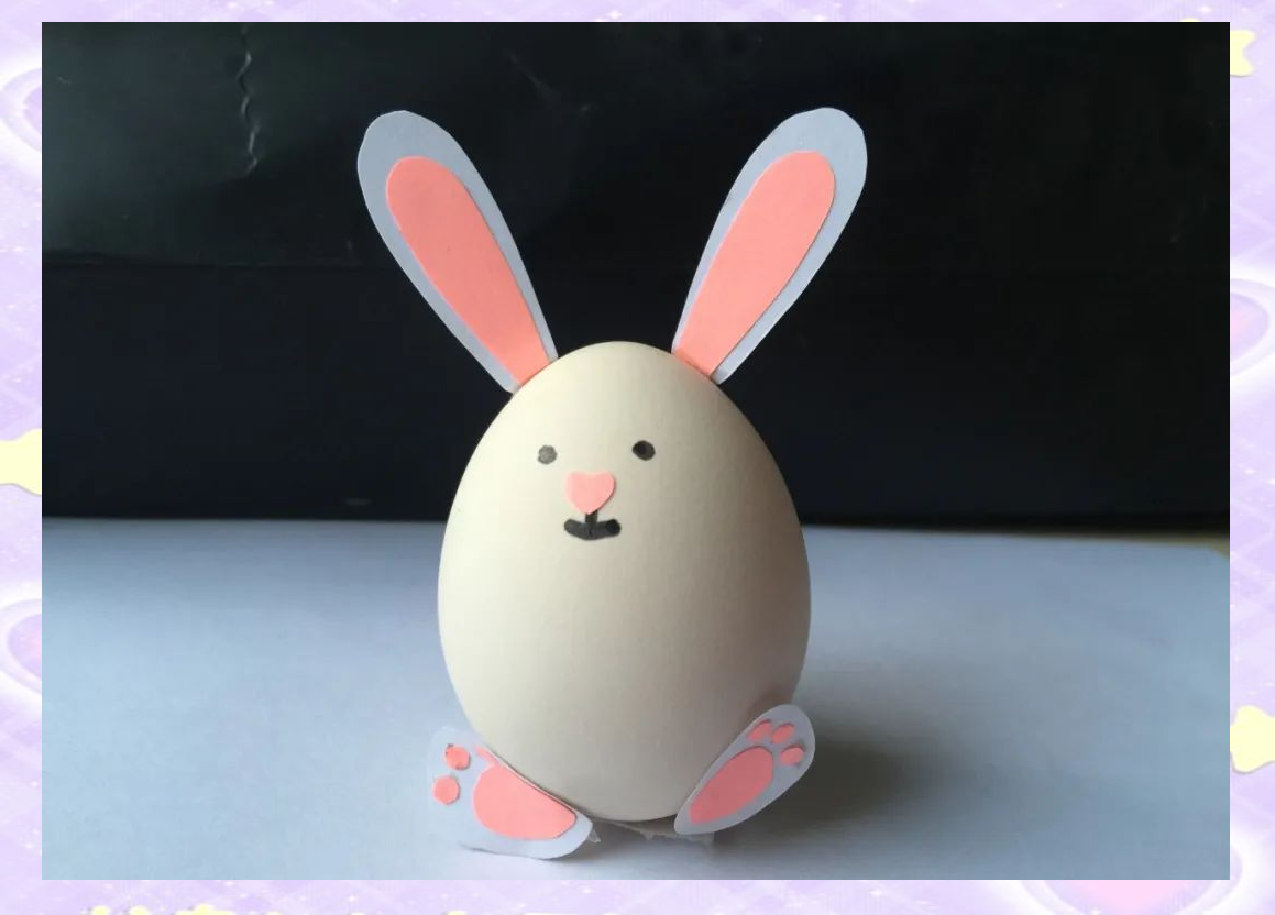 用鸡蛋壳做小兔子,简单又可爱