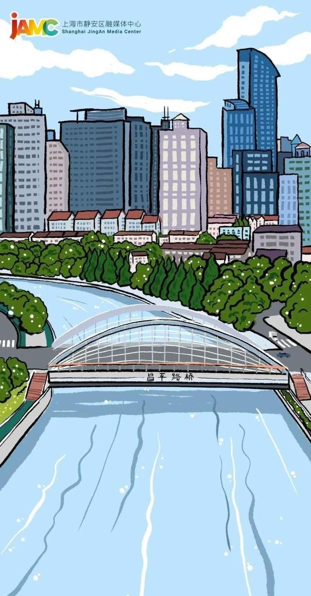 插画+VR，一起去看苏河湾那些各具特色的桥！