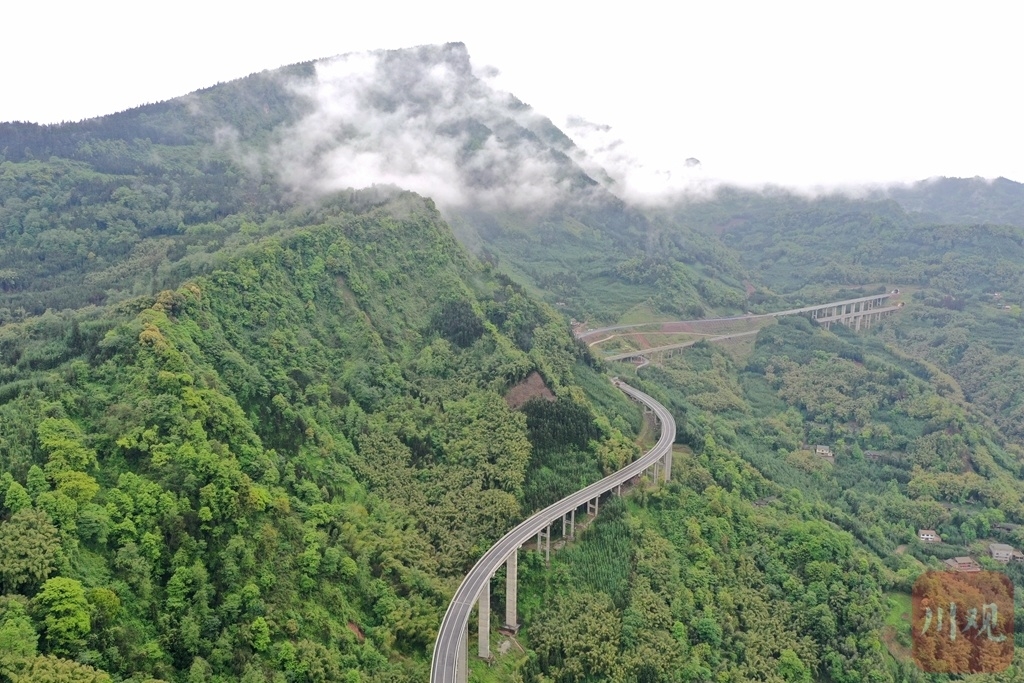 眉山洪雅:大峨眉国际旅游西环线终点段即将通车