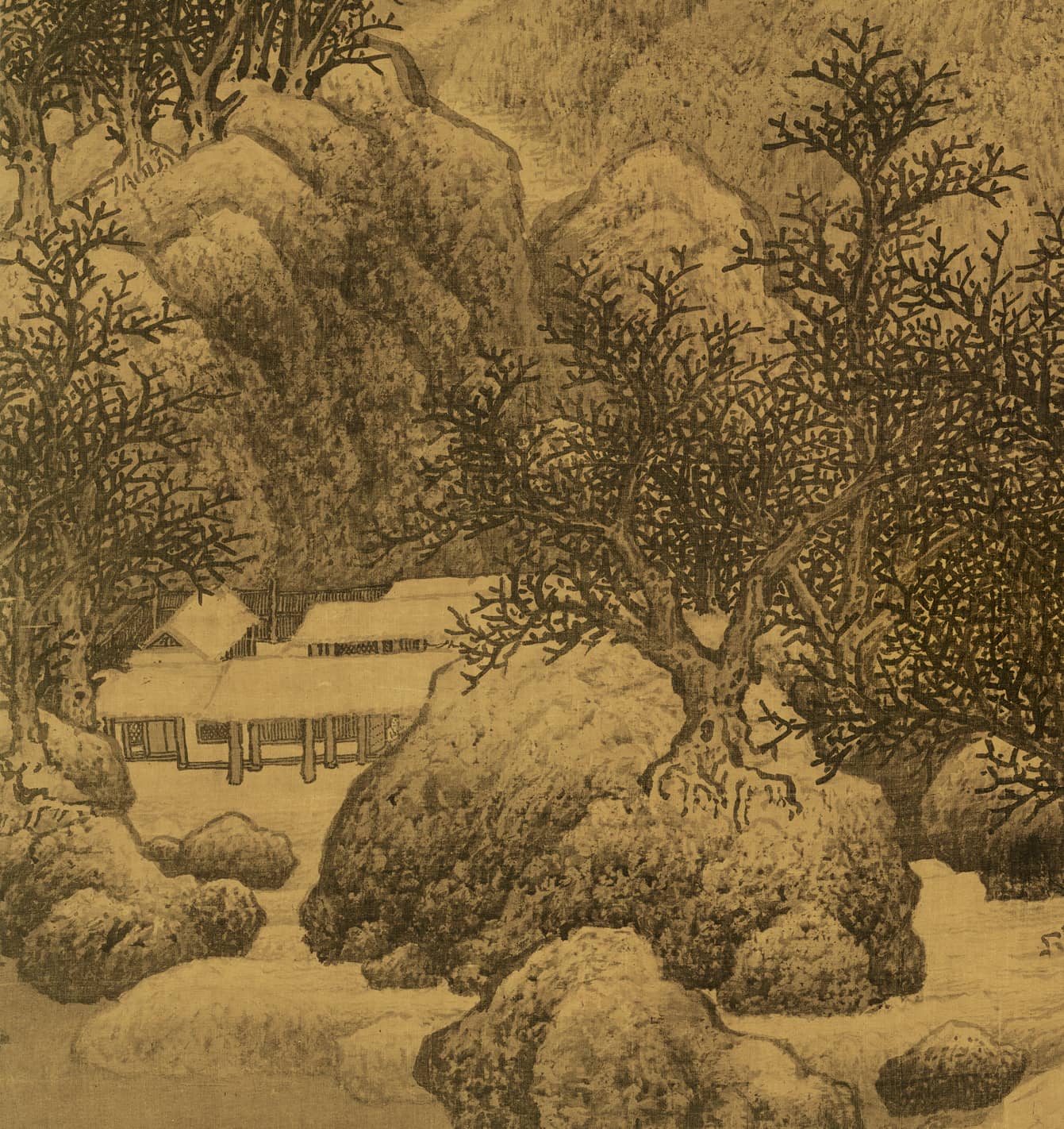 「名画记」范宽《雪景寒林图轴》,一件难得的稀世墨宝