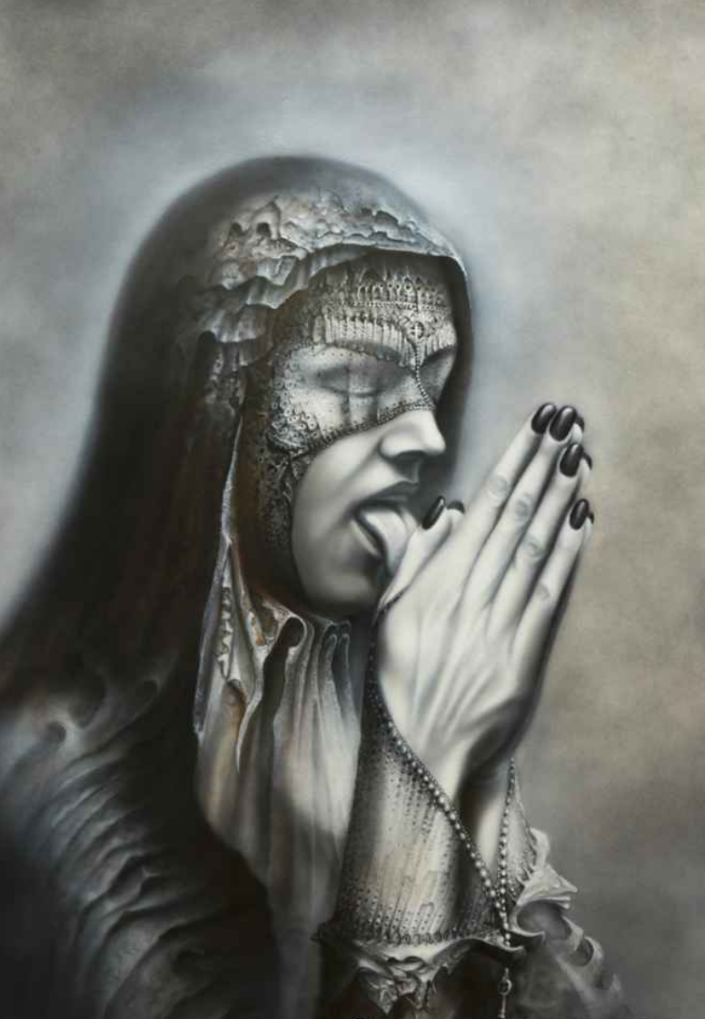 在太平间展出的死亡画作——米切尔的神秘主义绘画