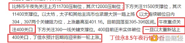 丁佳永:比特币市场利好一片 重回12000或今日将现