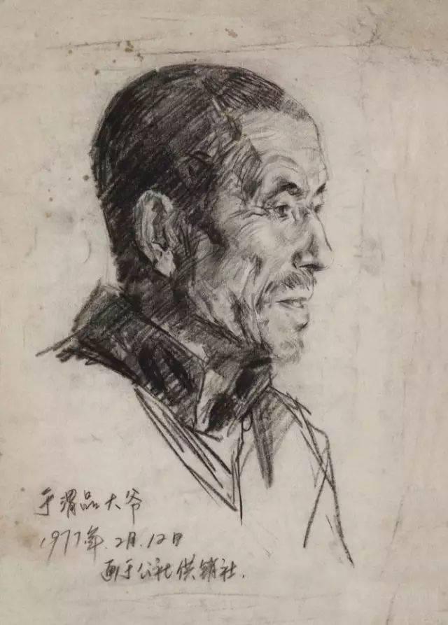 何家英人物速写,线条静而美