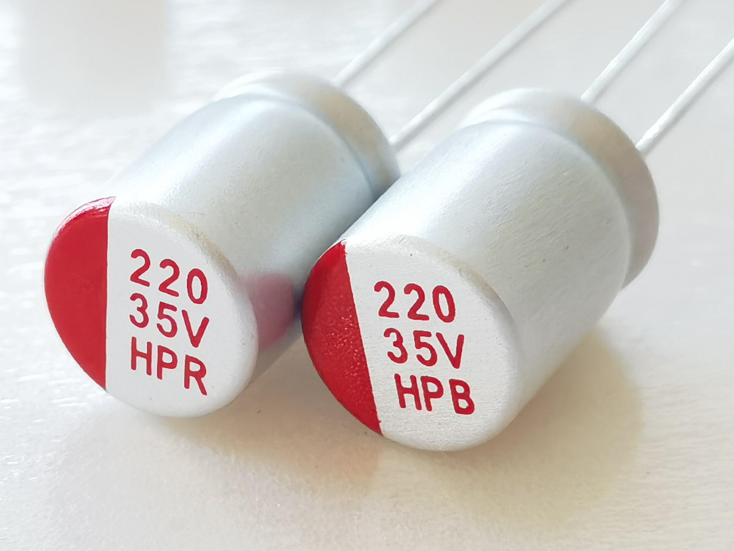 车规aecq-200固液混合铝电解电容器hmb hmr hpb hpr混合电容介绍