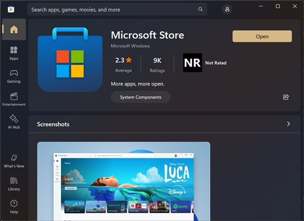 Win11应用商店UI被痛批!微软高管发声维护:测试数月总体很好